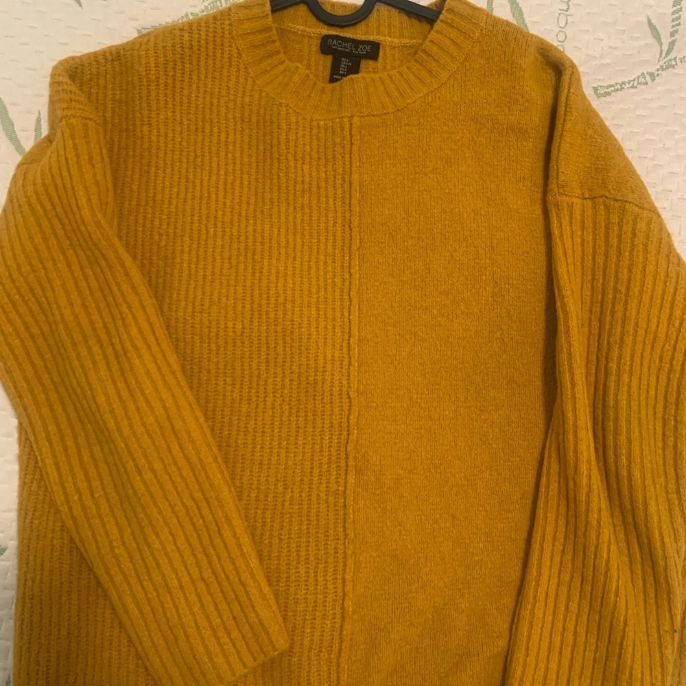 Rachel Zoe drop shoulder sweater tunic style